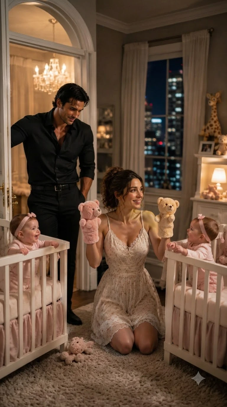 "The first time my twin daughters laughed after their mother died was at two o'clock in the morning—the exact moment I marched down the hallway determined to fire their new nanny. I was certain she had failed my family. Instead, I opened the nursery door and found the one miracle I had spent months trying to buy with money, doctors, and endless sleepless nights. Nothing could have prepared me for what I saw.