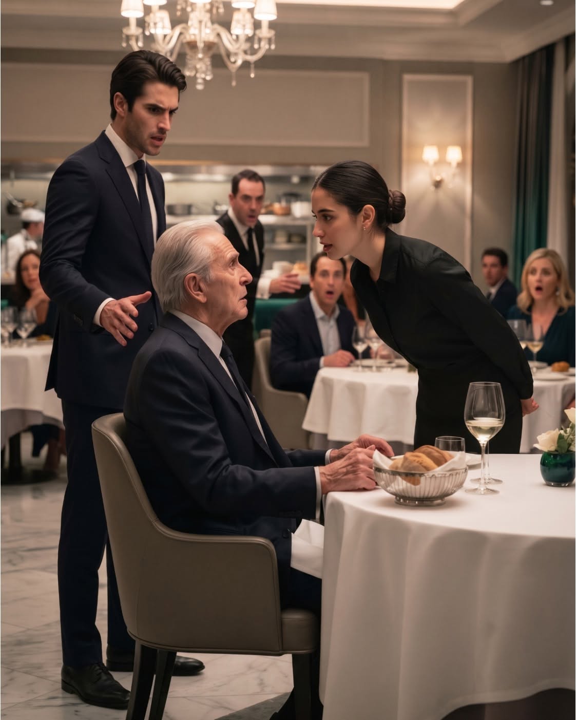 I Was Only the Poor Waitress Who Whispered One Italian Word to a Silent Billionaire