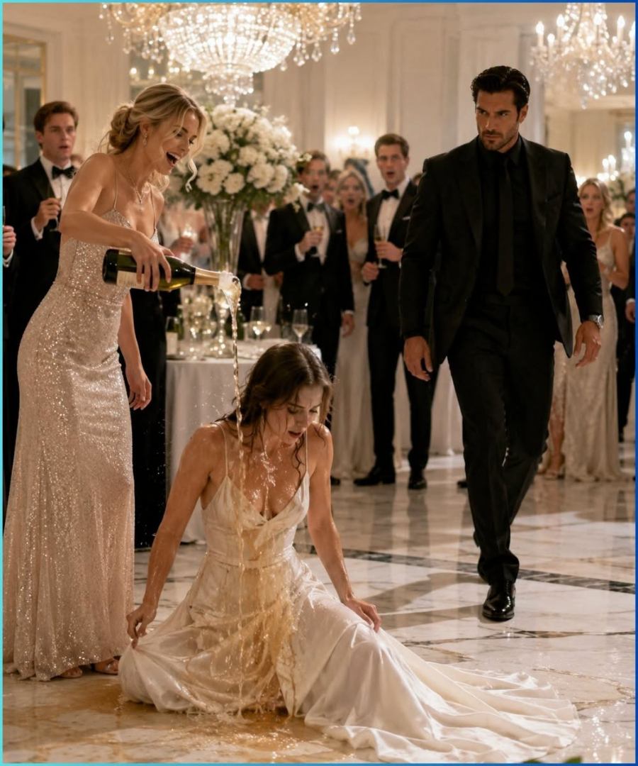 Her Ex Poured Champagne on Her Dress and Laughed Until the Most Feared Man in New York Walked Over and Called Her His Fiancée