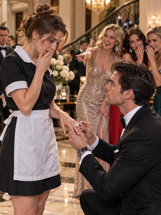 They Humiliated The Plain Housekeeper—Until The Mafia Boss Put A Billion-Dollar Ring On Her Finger!