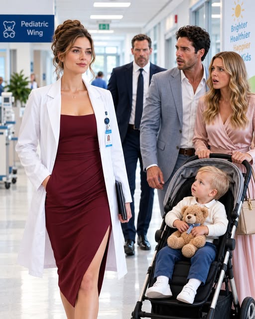 One Year After Our Divorce, My Ex-Husband Proudly Introduced the One-Year-Old Son He Had With My Former Best Friend in the Pediatric Wing Where I Worked, Expecting Me to Fall Apart. I Only Smiled and Said, “Really?” Five Minutes Later, My Attorney Stepped Off the Elevator—and When She Saw the File in His Hand, Her Baby Bottle Hit the Floor. It Started With the $480,000 They Thought I’d Never Find