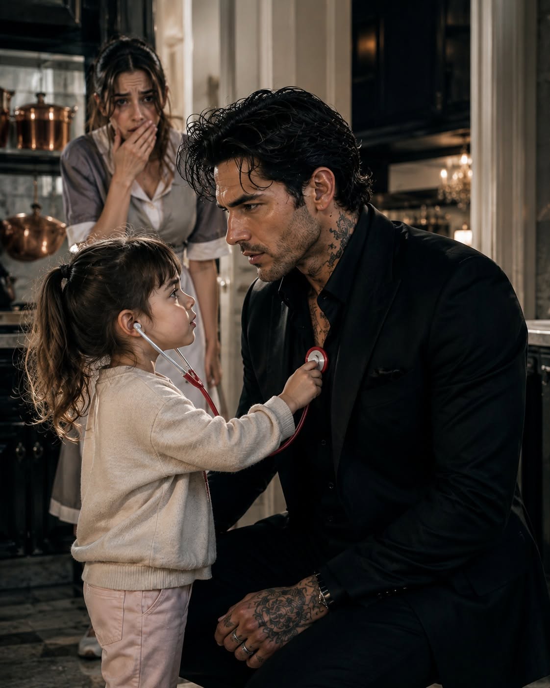 The mafia boss hadn’t entered his dead son’s room in five years—until a three-year-old maid’s daughter touched his chest and whispered, “Your heart is sad, Mister.”