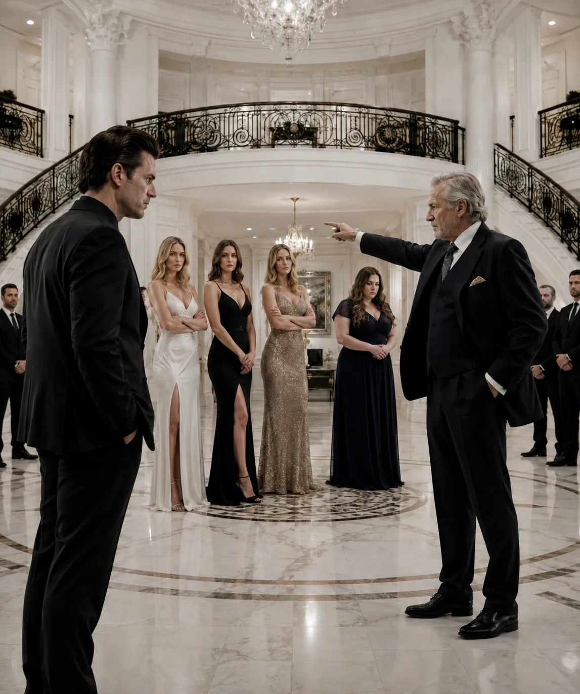 When the Mafia Boss Asked Which Daughter Was His, Her Father Pointed to Everyone Except Her