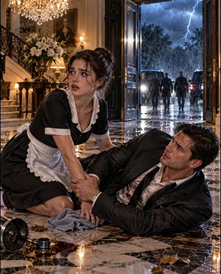 The heir to the most feared family in the Northeast collapsed on the marble floor I had just finished polishing