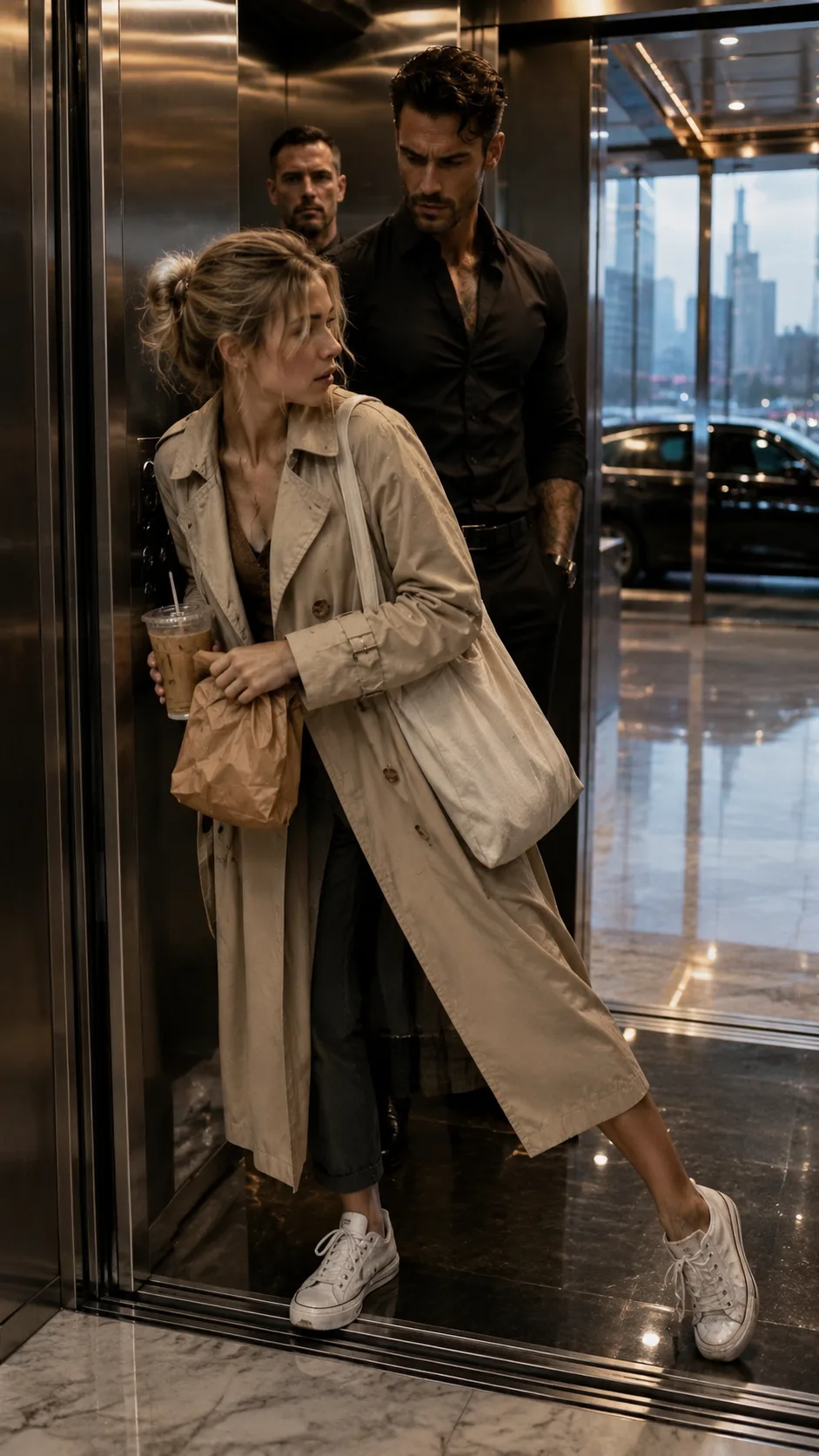 THE ELEVATOR STOPPED FOR THREE SECONDS—THEN CHICAGO’S MOST FEARED MAN FOUND THE ONE WOMAN HE COULDN’T LET GO