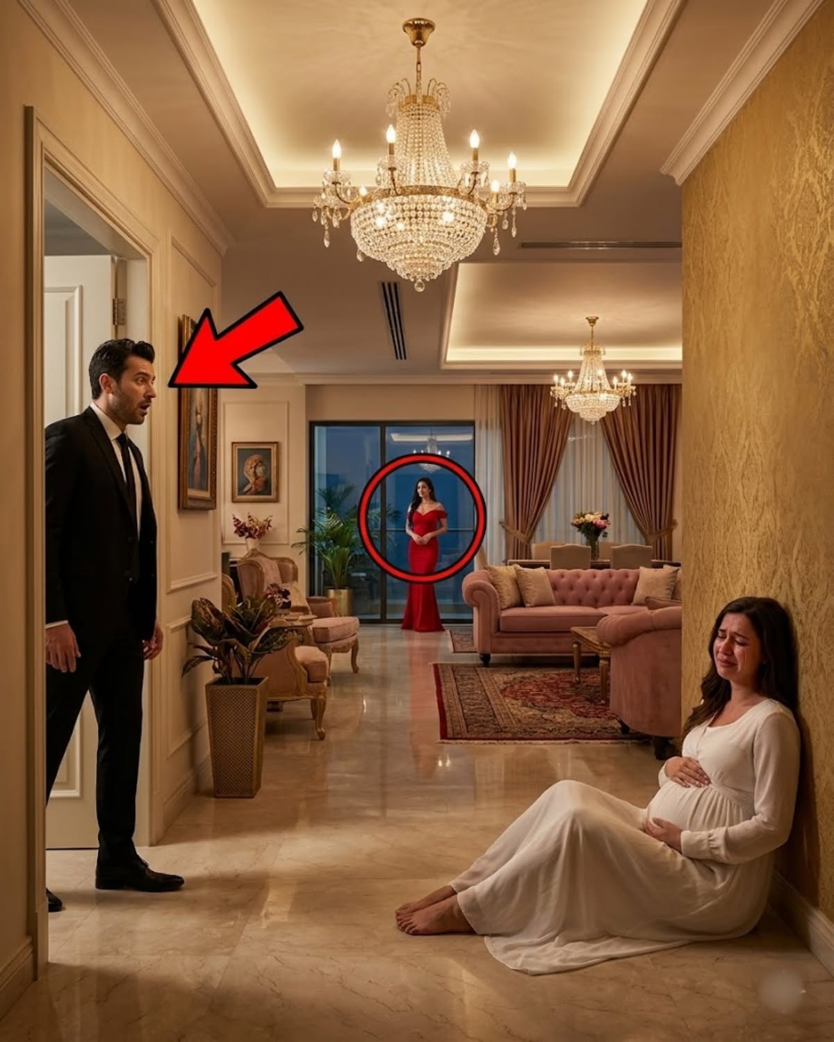 The billionaire came home to find his pregnant wife weeping on the floor, but when he saw the documents in her hands, the truth left him completely speechless.