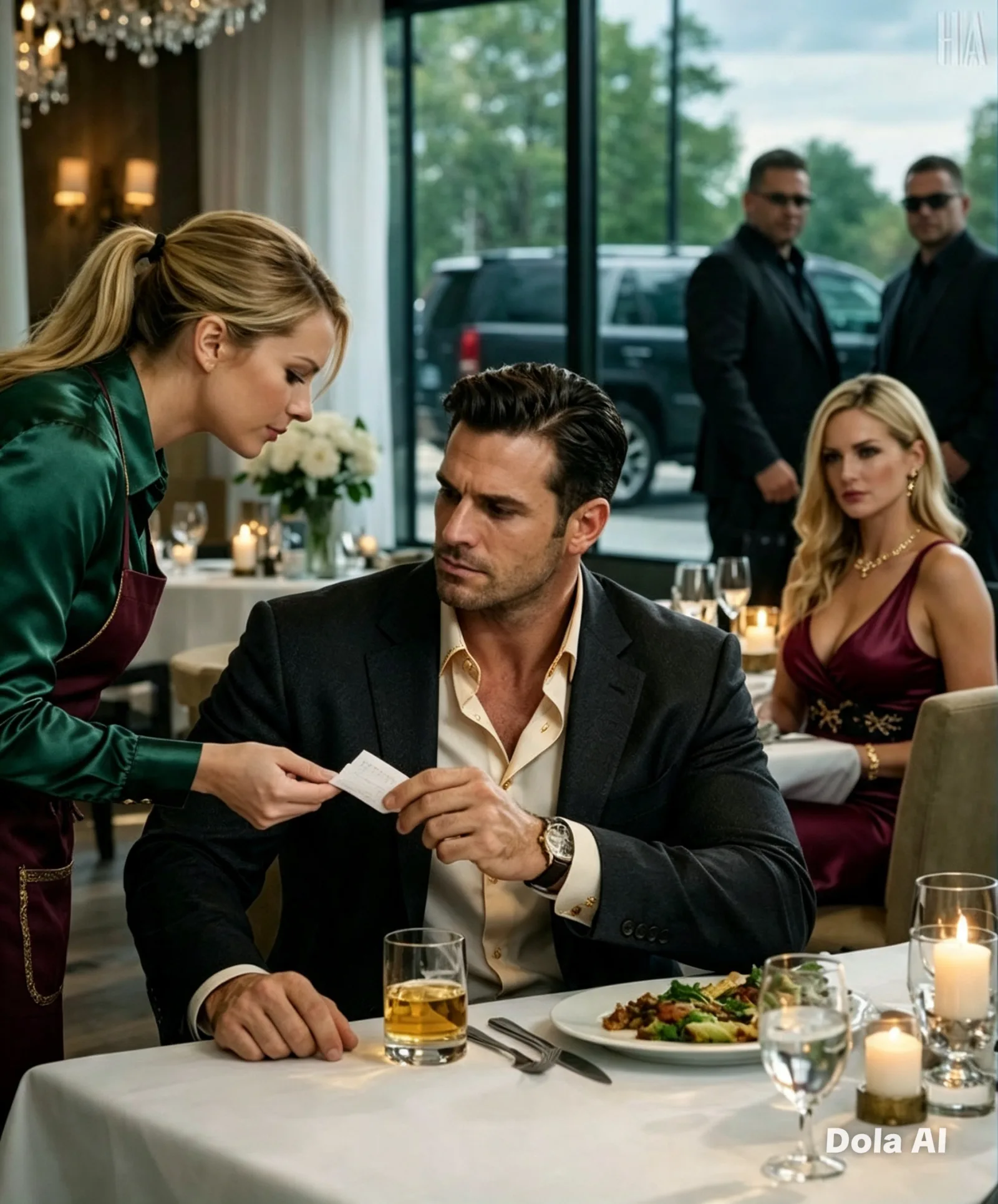 The Waitress Slipped the Mafia Boss a Napkin Note—“Your Fiancée Set You Up” … Five Minutes Later, Chicago Exploded