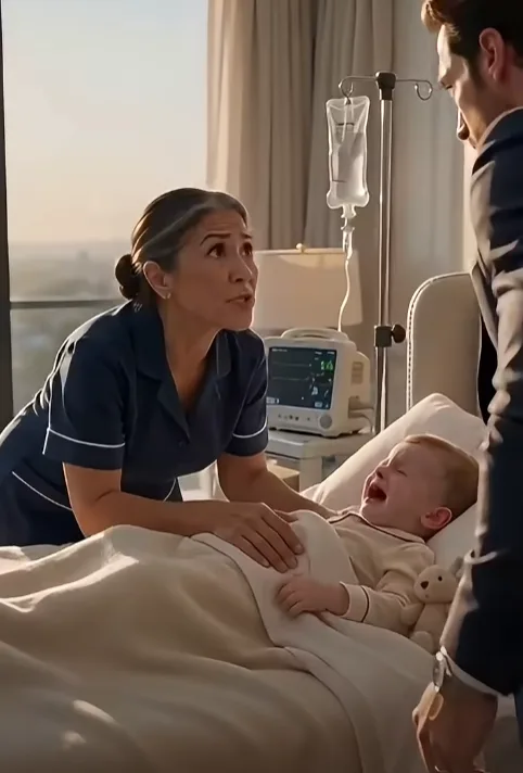 Every morning, the billionaire’s baby grew weaker, until the maid found something under his arm...