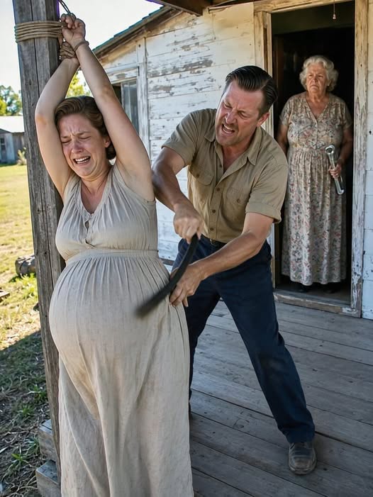 Every morning at our run-down Texas rental, my husband forced me into the backyard, restrained my hands to a porch post, and hurt me while I was pregnant.
