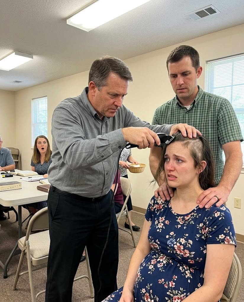 My pastor shaved my hair and scraped my scalp during Bible study while my husband restrained my shoulders and his mother collected donations.