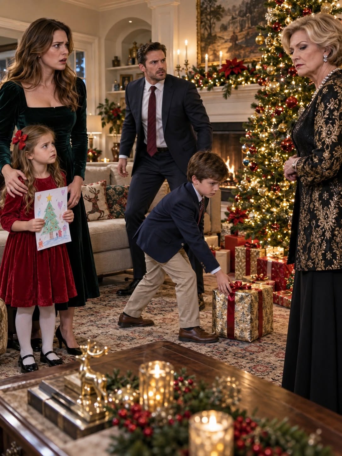 At Christmas, my mother-in-law looked at my six-year-old daughter’s handmade gift and said, “Children from mommy’s cheating don’t get to call me Grandma.