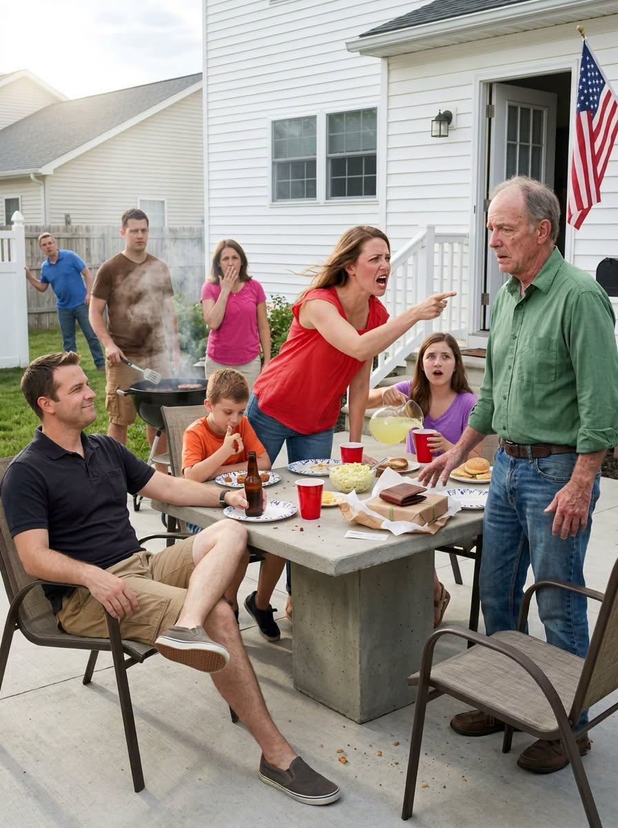 "I came to my daughter’s Father’s Day barbecue expecting awkward smiles and burnt burgers, not a public humiliation