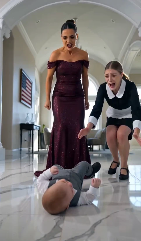 Cry all you want! You will never belong in this family!