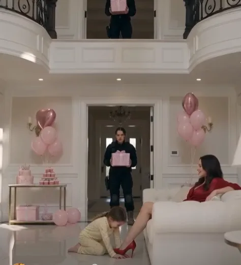 “This is how you raise a brat,” the mistress laughed as her stepdaughter knelt in humiliation—until the girl’s mother returned from a secret mission and revealed the shocking truth about who really owned the family, the fortune, and her husband’s darkest secrets.