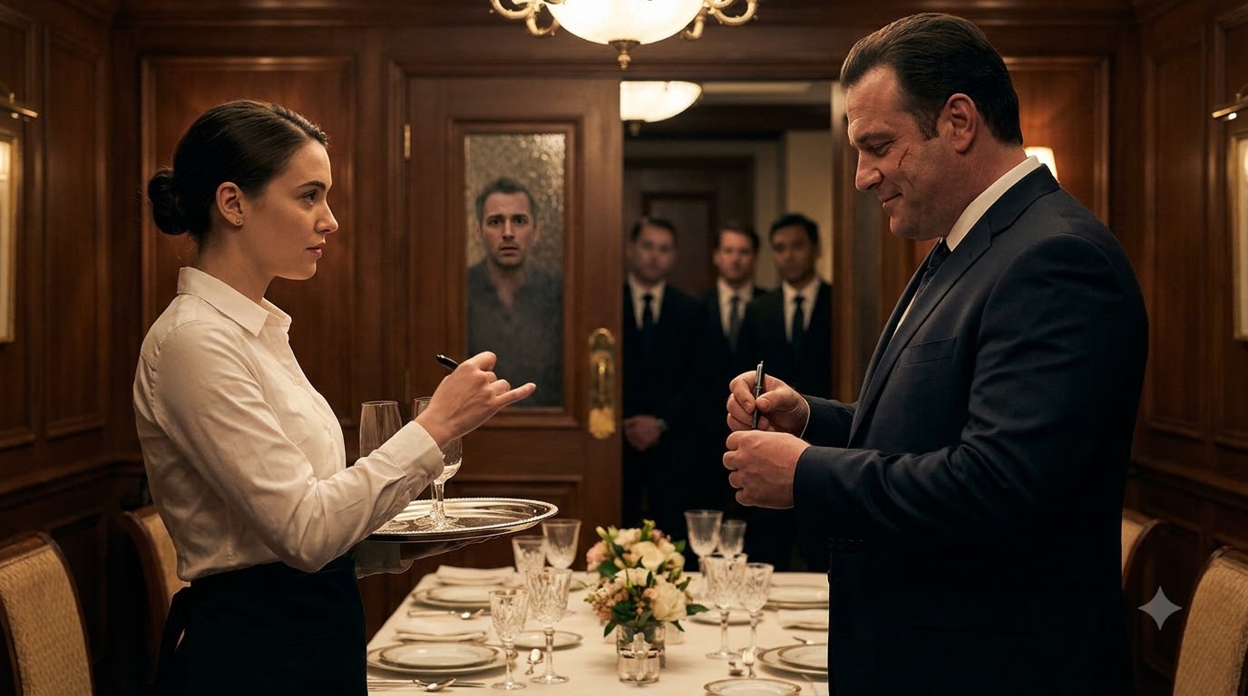 [COMPLETED] The Waitress Who Spoke in Silence and Heard Too Much