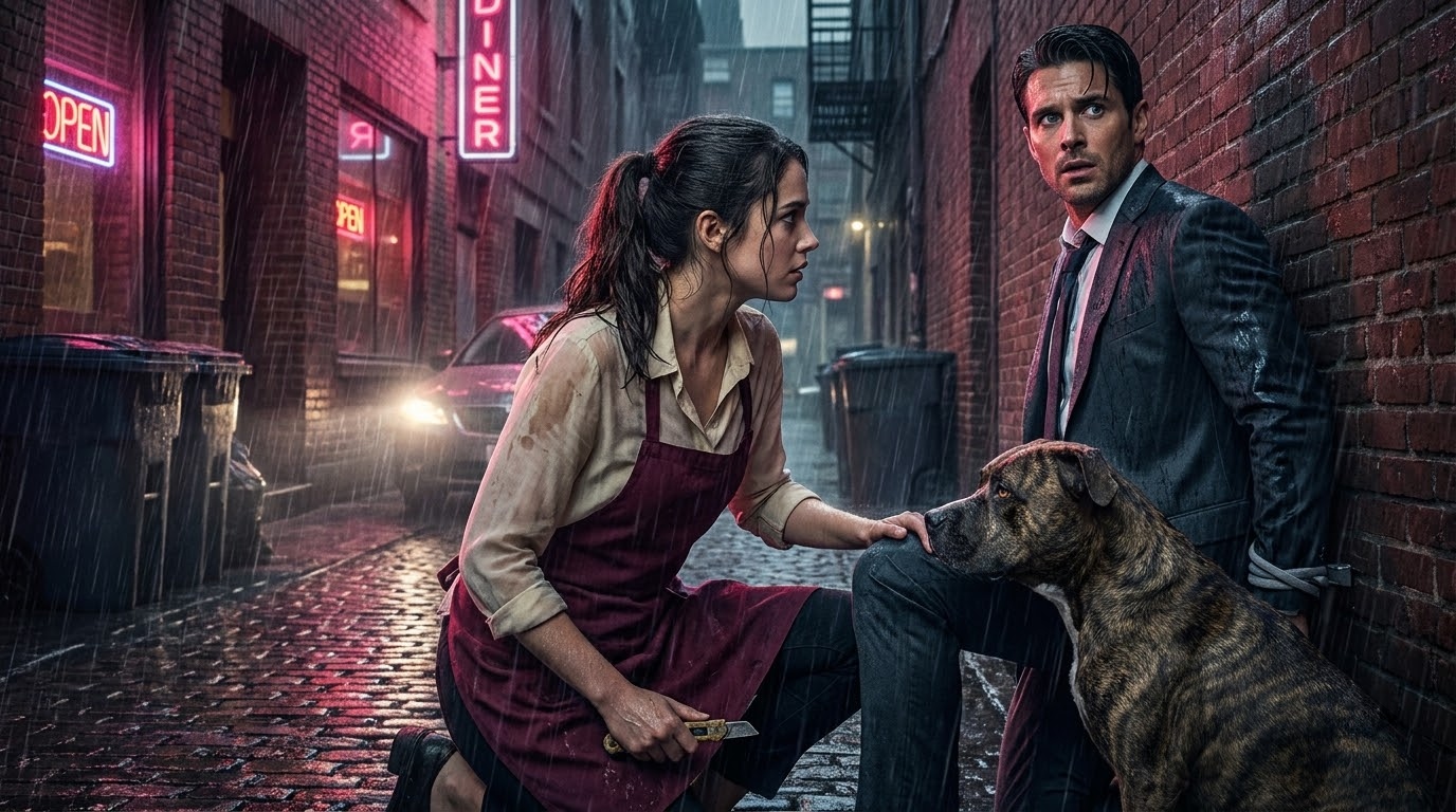 [COMPLETED] The Waitress Who Cut a Mafia Boss Free in the Rain