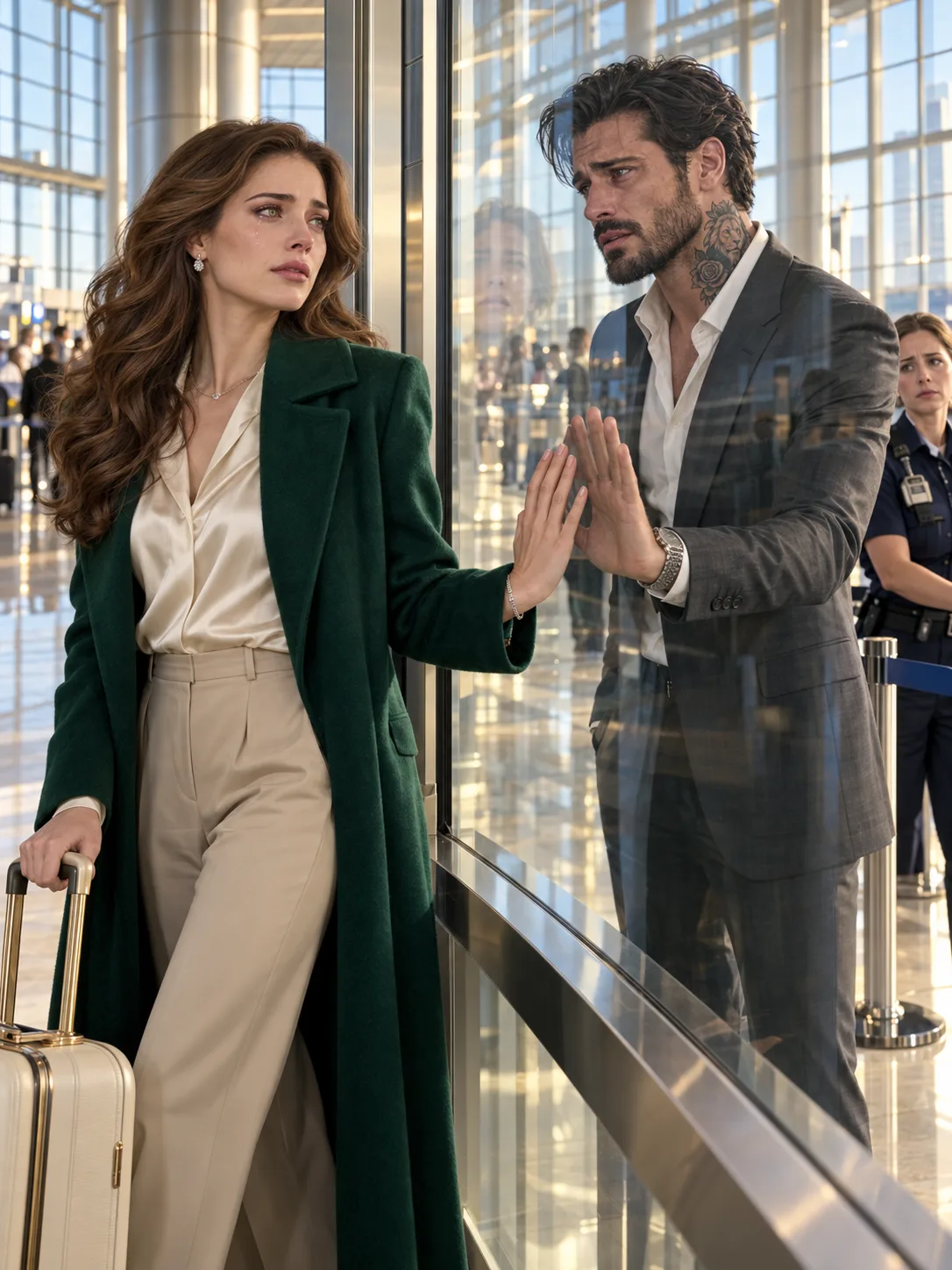 [COMPLETED] My Husband Left Me at O’Hare for His Childhood Sweetheart—Then He Saw Me Beyond the Security Glass