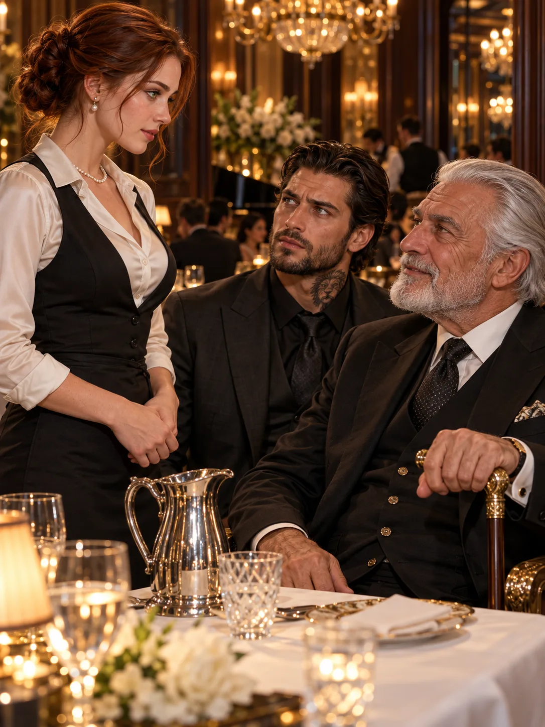 [COMPLETED] The Mafia Don Insulted His Waitress in Sicilian—Then Her Answer Made His Son Turn Pale