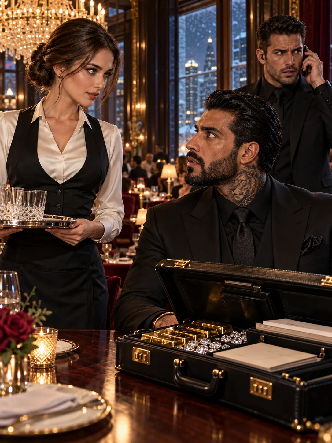 [COMPLETED] A Waitress Corrected a $600,000 Ancient Phrase—Then Khalid Al-Masri Turned Pale