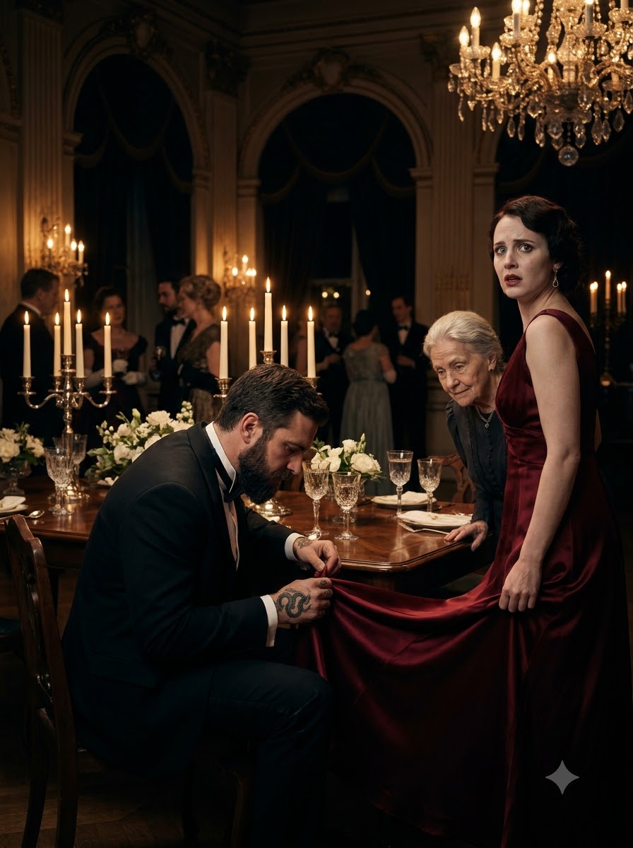 THE RED GOWN THAT BROUGHT ADRIAN’S MOTHER HOME
