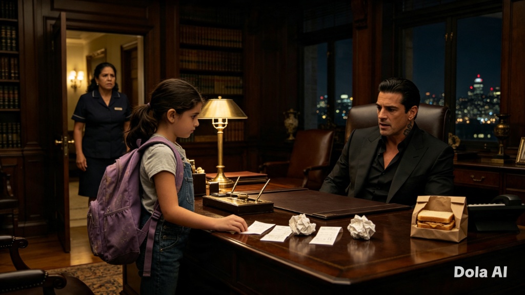 THE MAFIA BOSS THOUGHT HIS BIGGEST PROBLEM THAT NIGHT WAS A RIVAL FAMILY MOVING INTO HIS TERRITORY—UNTIL HIS HOUSEKEEPER’S EIGHT-YEAR-OLD DAUGHTER WALKED INTO HIS STUDY, PUT THREE CRUMPLED GROCERY RECEIPTS ON HIS DESK, AND ASKED, “WHY DOES MY MOM HAVE TO BUY FOOD FOR YOUR HOUSE WHEN WE DON’T HAVE ANY AT HOME?”