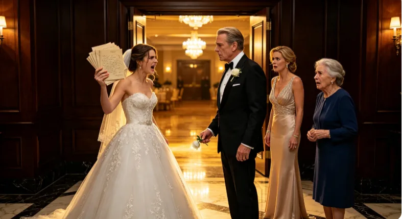 THE BILLIONAIRE TOLD HIS MOTHER TO PRETEND SHE WAS A FAMILY FRIEND AT HIS DAUGHTER’S WEDDING