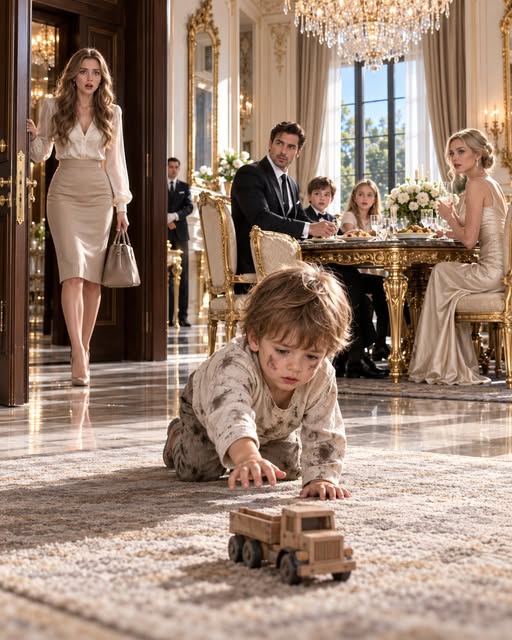 After twenty months away saving my husband’s company, I came home with a suitcase full of toys for our four-year-old son—and found him crawling across the floor in clothes that no longer fit while my mother-in-law fed another little boy cake and said, “Now that is a child this family can be proud of.” My husband wouldn’t even look at me, so I smiled, asked for a glass of water, and decided not to give any of them time to hide what they had done. My name is Audrey Keller.