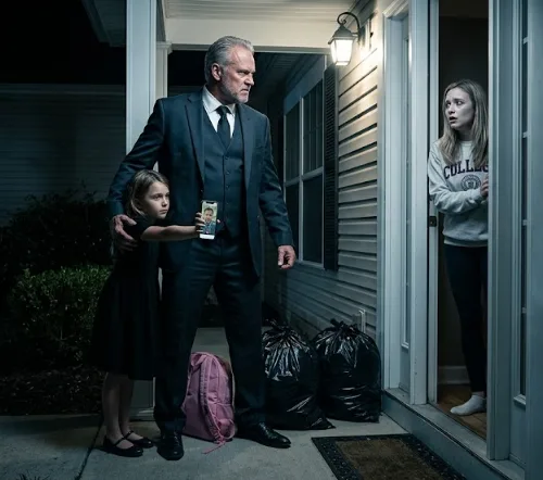 AT 8:06 P.M., BILLIONAIRE WILLIAM CARTER FOUND HIS NINE-YEAR-OLD GRANDDAUGHTER SITTING ON THE CURB