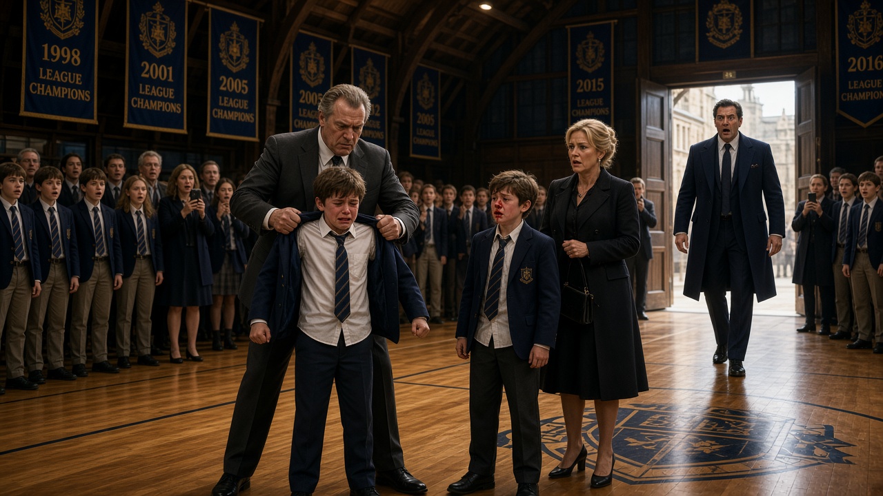 MY BILLIONAIRE FATHER WALKED IN AS THE HEADMASTER STRIPPED OFF MY SCHOOL BLAZER—THEN HE LEARNED WHY I’D BEEN AFRAID TO TELL HIM THE TRUTH FOR SIX MONTHS