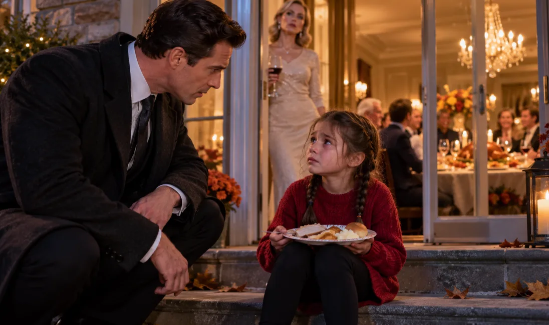 “WHY ARE YOU EATING OUT HERE?”  Billionaire Daniel Whitmore asked the question at 6:41 on Thanksgiving evening.  The little girl sitting on the back steps froze.