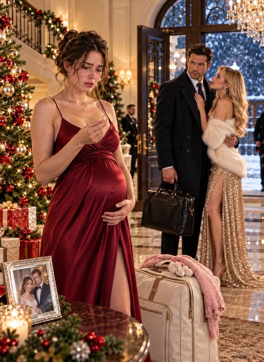 "When my husband came home on Christmas morning, my wedding ring was beneath the tree, my hospital bag was gone, and the nursery we'd spent months preparing was completely empty. Roman Carter had built an empire by making half of Chicago afraid of him, but while he spent Christmas Eve holding another woman, his eight-and-a-half-months-pregnant wife disappeared with something he never imagined I'd discovered. Three hours earlier, I was still making cookies. Our estate outside Chicago looked beautiful beneath the snow.