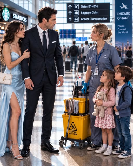 FIVE YEARS AFTER MY DIVORCE, I FOUND MY EX-WIFE CLEANING FLOORS AT O’HARE