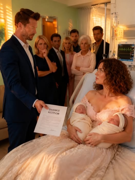 My husband and his mistress offered me $150,000 because they wanted custody of my newborn twins. They told me, “Sign the papers, give us the boys, and disappear from our lives,”  As his whole family stood around us, convinced that I had been completely broken, I silently examined the paperwork. I signed every single page without saying a word of protest, and that very night, I left the hospital carrying my babies.