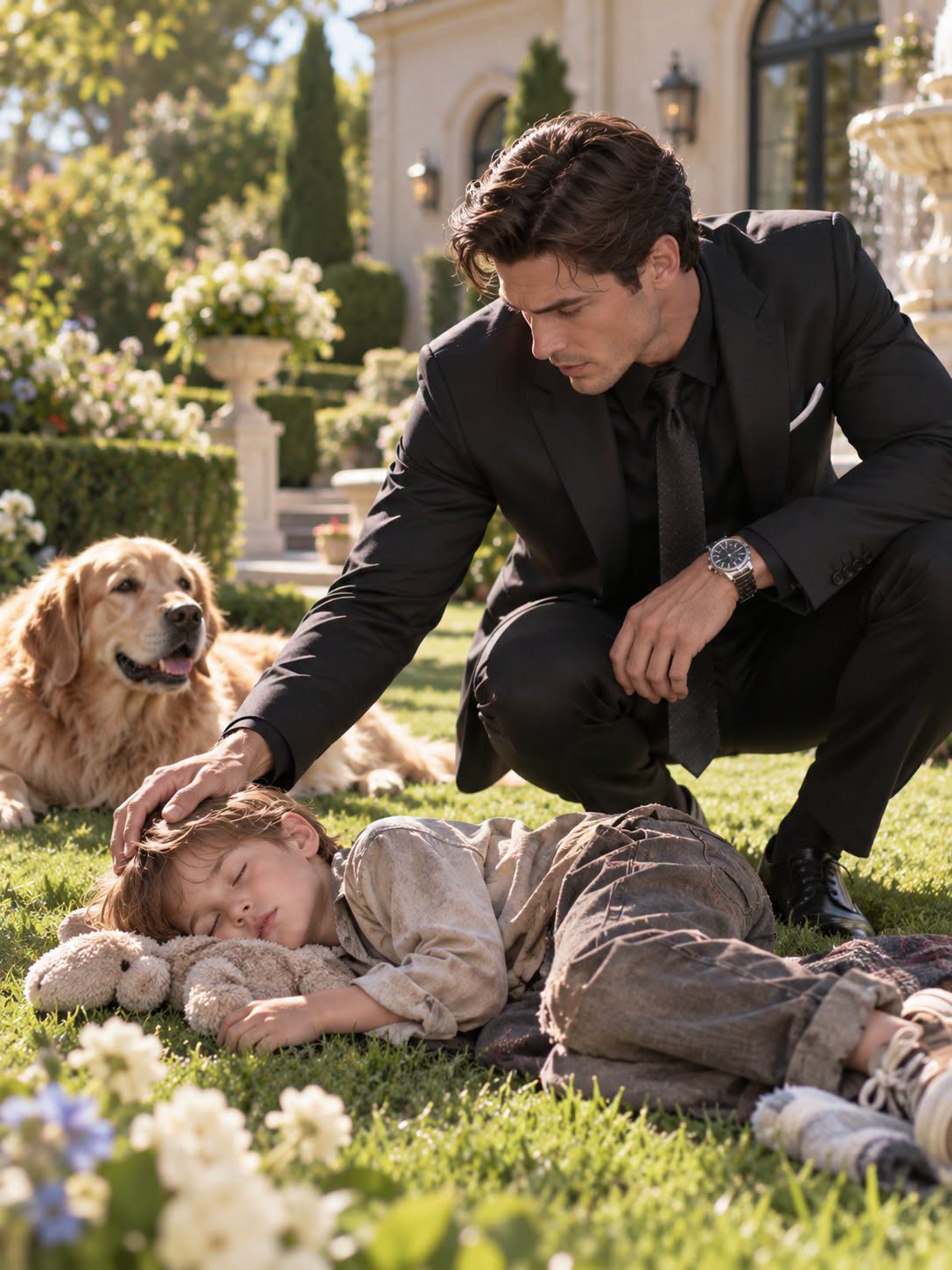 MILLIONAIRE DISCOVERED A POOR CHILD UNCONSCIOUS IN HIS GARDEN—WHAT HE DID NEXT CHANGED EVERYTHING