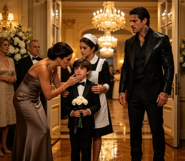 THE MAFIA BOSS’S FIANCÉE MADE HIS STUTTERING SON CARRY FOUR WHITE FLOWERS—AND THE MAID KNEW WHY ONE WAS DIFFERENT