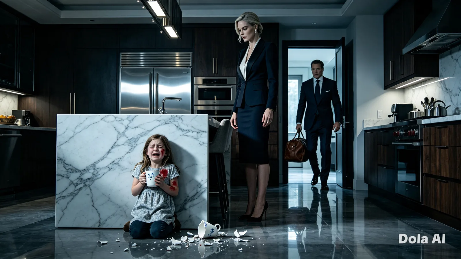The slap was loud enough to stop the grandfather clock in seven-year-old Daisy’s mind.  Her stepmother didn’t know billionaire hotel owner Everett Sloan was standing in the doorway.