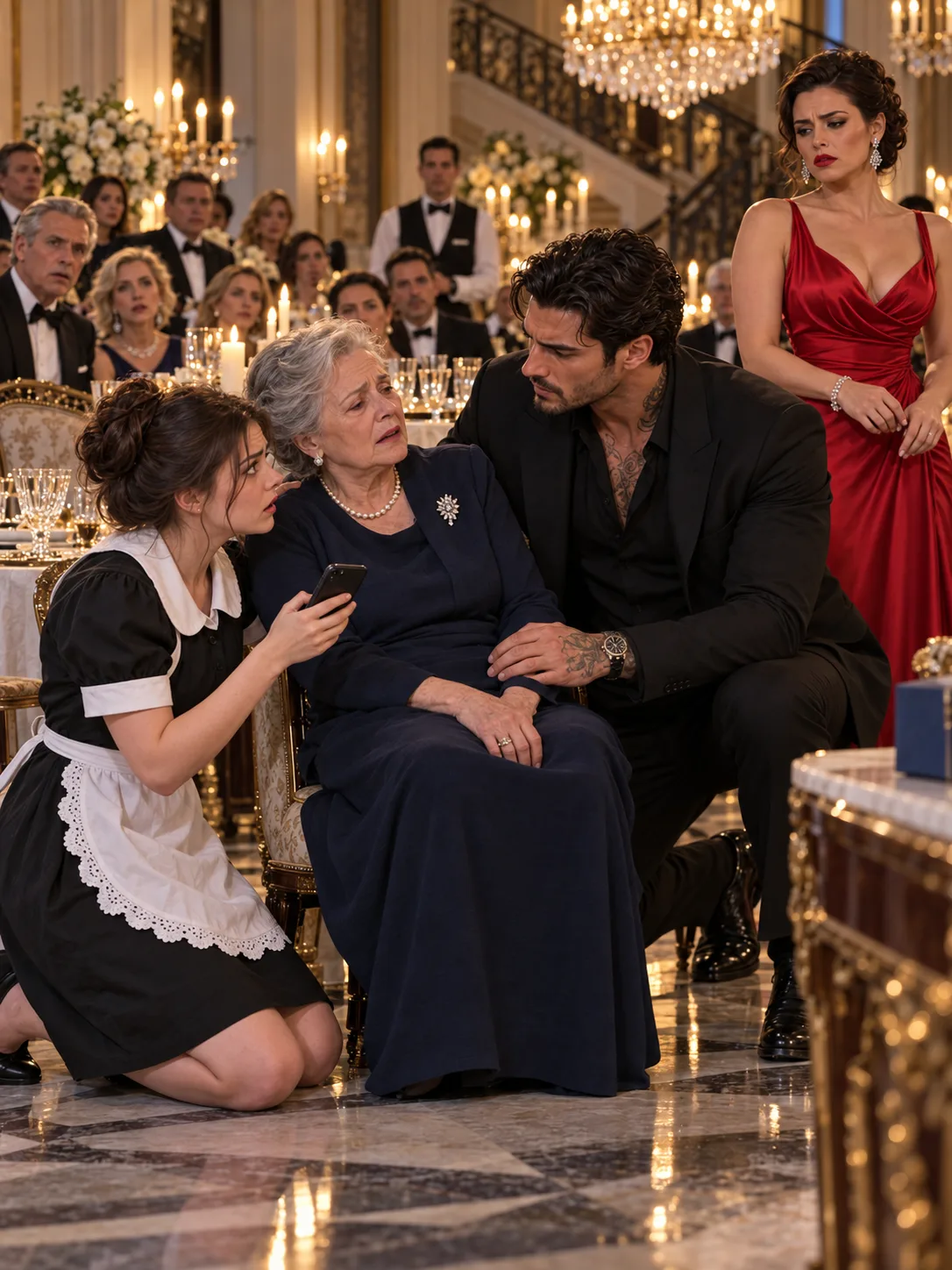 *THE MAFIA BOSS’S FIANCÉE CALLED ME “A STUPID LITTLE MAID” WHEN I REFUSED TO LEAVE HIS ELDERLY HOUSEKEEPER ALONE—BUT WHAT I DID NEXT MADE HIM STOP THE ENTIRE ENGAGEMENT PART