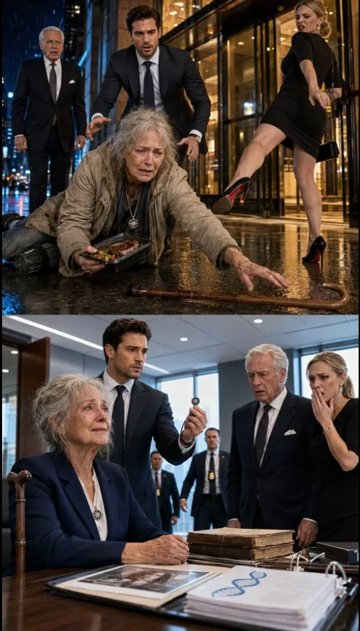 I was only asking for the steak the billionaire was about to throw away when Bianca kicked my cane from beneath me.