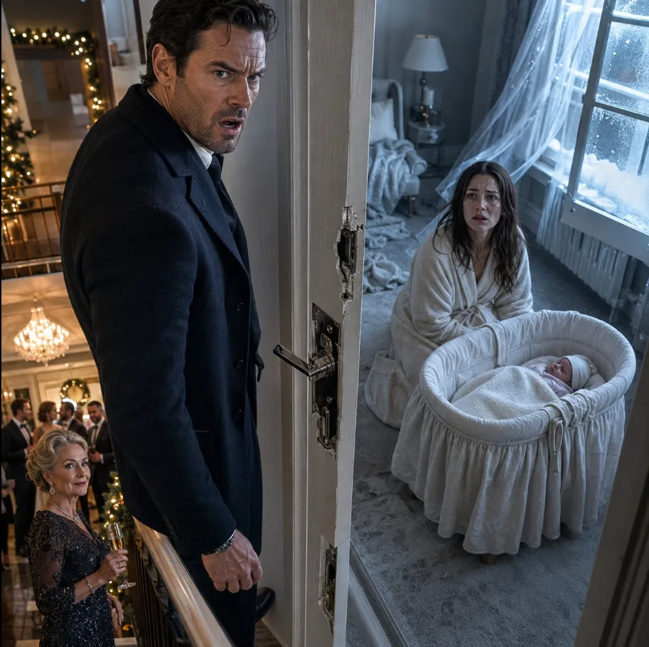 I came home early and found my wife locked upstairs with our six-week-old baby beside an open window in the freezing cold.