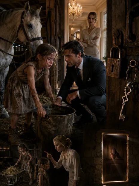 THE BILLIONAIRE'S DAUGHTER AND THE SHADOW IN THE STABLES