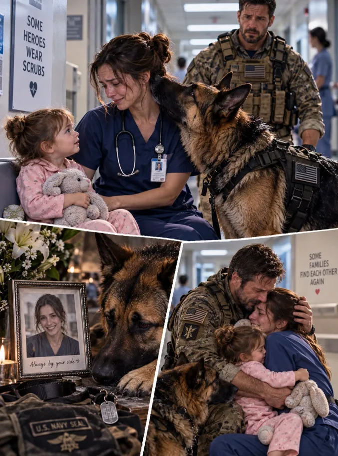 His K9 Recognized the Nurse He Buried—Then Their Daughter’s Blood Exposed the Lie