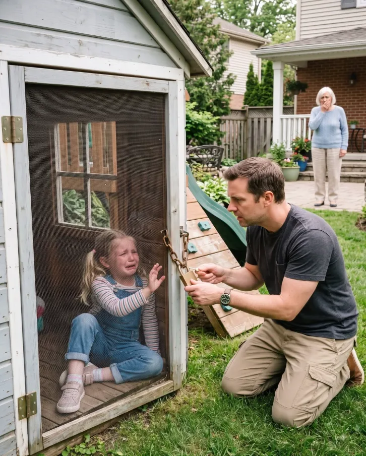 MY DAUGHTER WHISPERED, “MOM DIDN’T LEAVE ME”—THE BACKYARD SECRET EXPOSED HER STEPFATHER