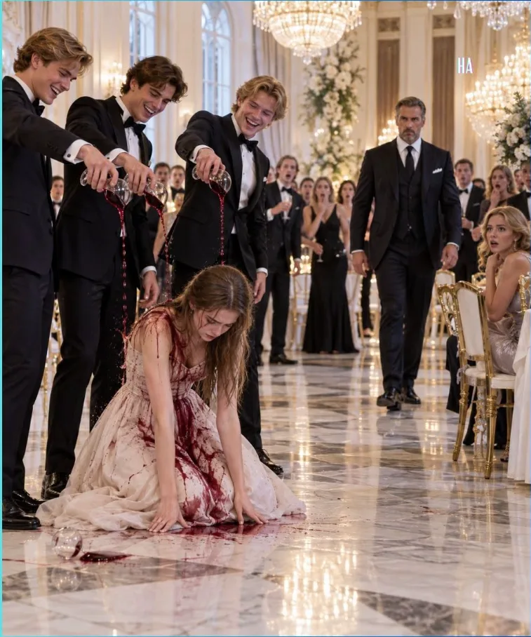 THREE RICH BOYS HUMILIATED THE WOMAN THEY THOUGHT WAS POOR—THEN HER BILLIONAIRE FATHER WALKED IN