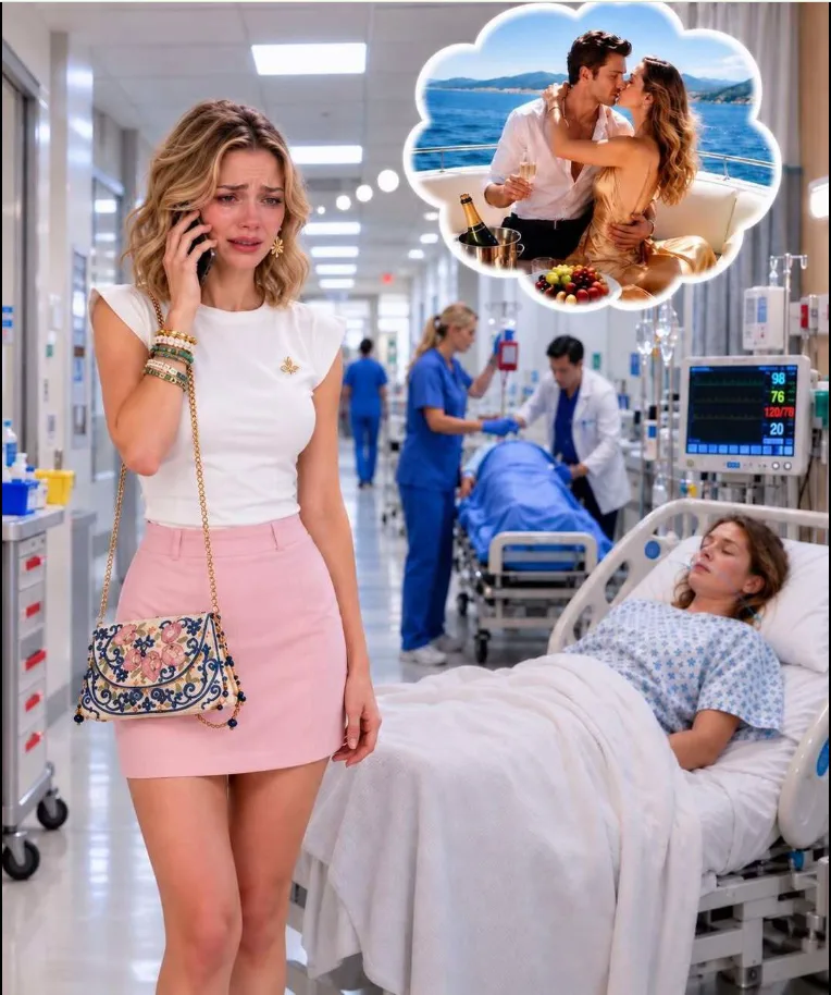I came home unannounced, finding my daughter alone in the ICU fighting for her life. My husband was cheating on his luxury yacht. I locked his credit cards, and an hour later, I had 99 missed calls..