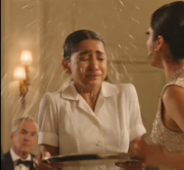 Part 2: The luxury restaurant gleamed with crystal glasses, soft golden light, and quiet elegance.