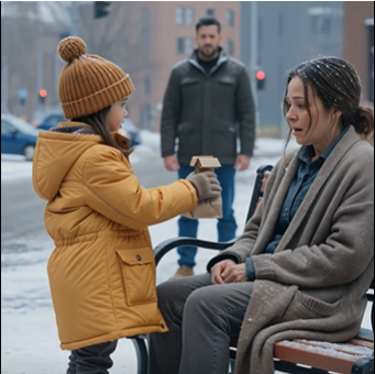 Part 2: For one long second, the woman forgot the snow.