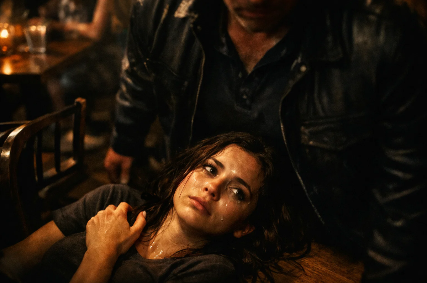 He slapped her in a crowded café — then the man at the next table stood up