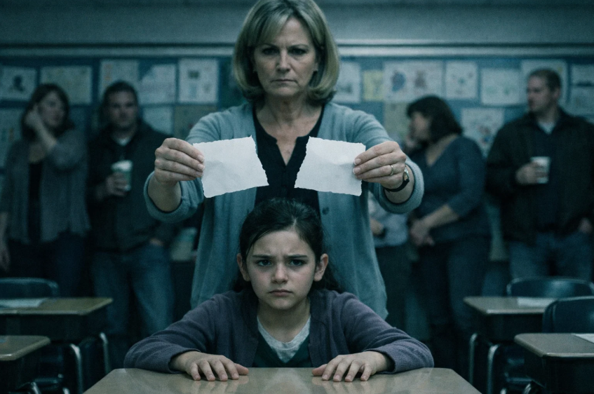 She Wrote the Truth About Her Parents — Her Teacher Tore It in Half