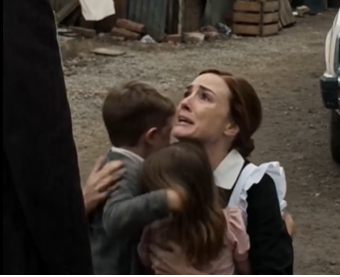 Part 2: The woman began to cry before she answered.