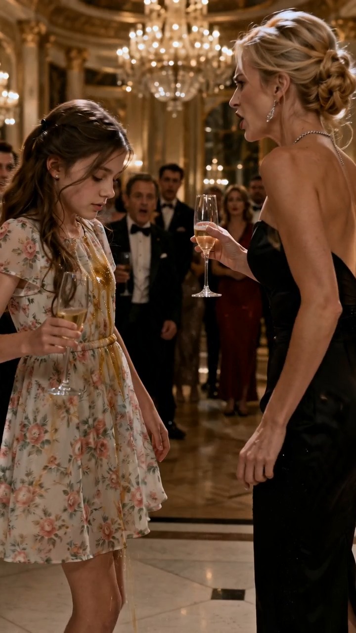 THE GIRL THEY THREW OUT OF THE GALA… UNTIL THE GLASS HIT THE FLOOR
